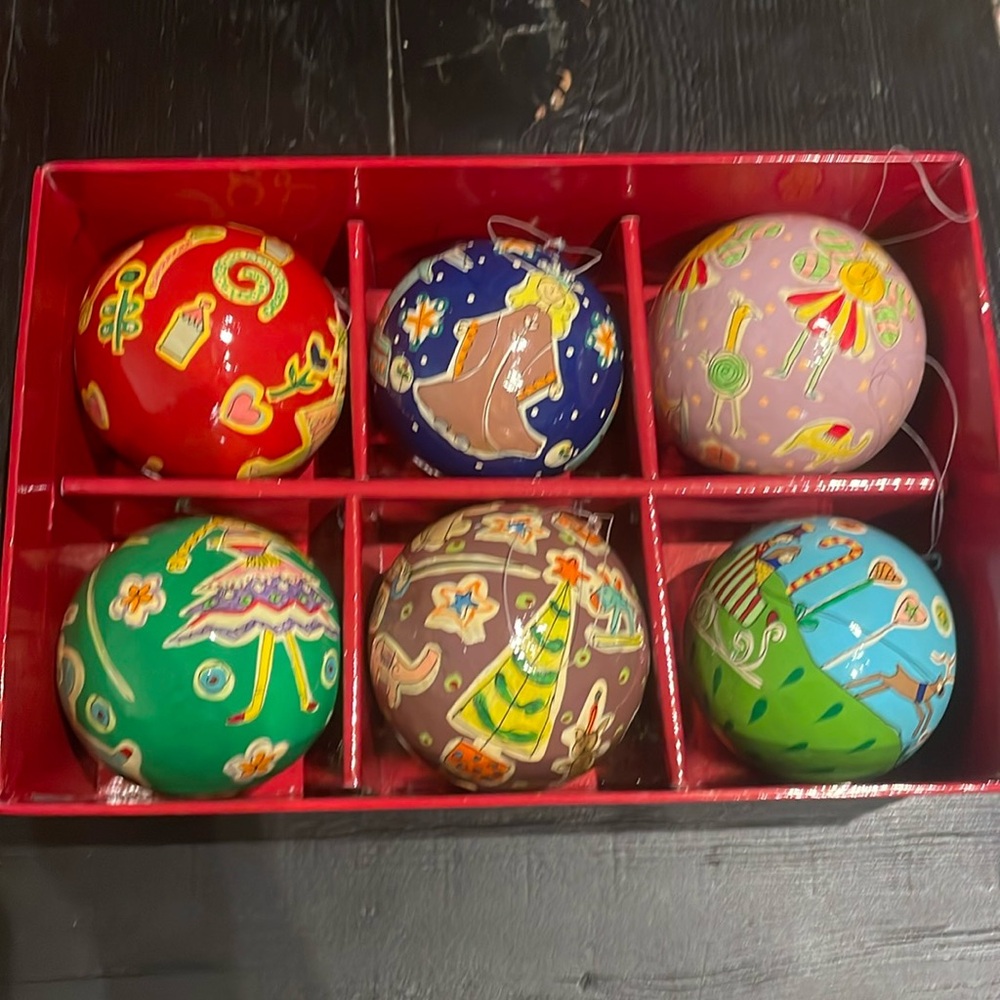 Crate & Barrel - The Nutcracker Suite - Set of 6 Ornaments
